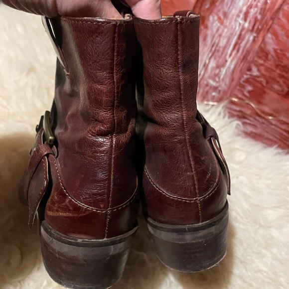 (5.5)Nine West leather boots - Picture 2 of 6